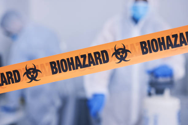 Professional Blood Cleanup technician working in Springville, UT